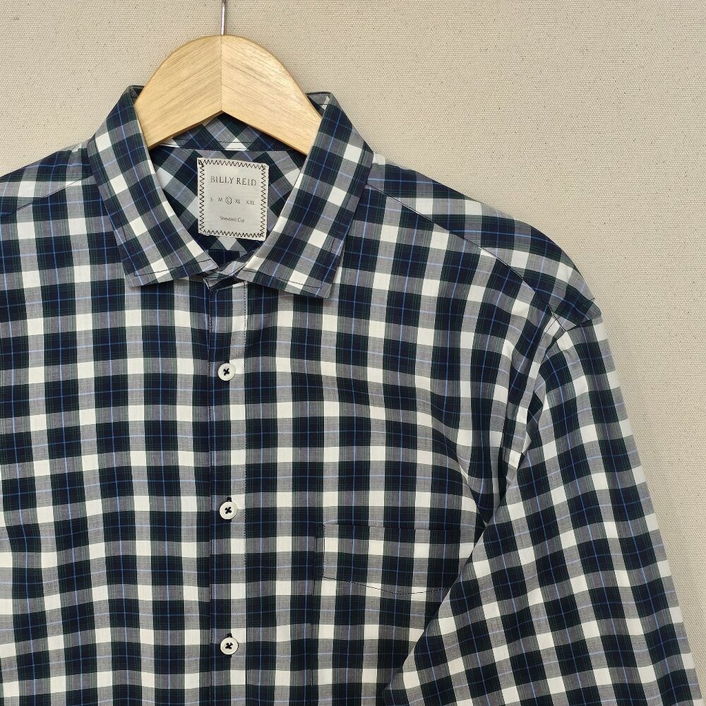 Billy Reid Standard Cut Button Down L